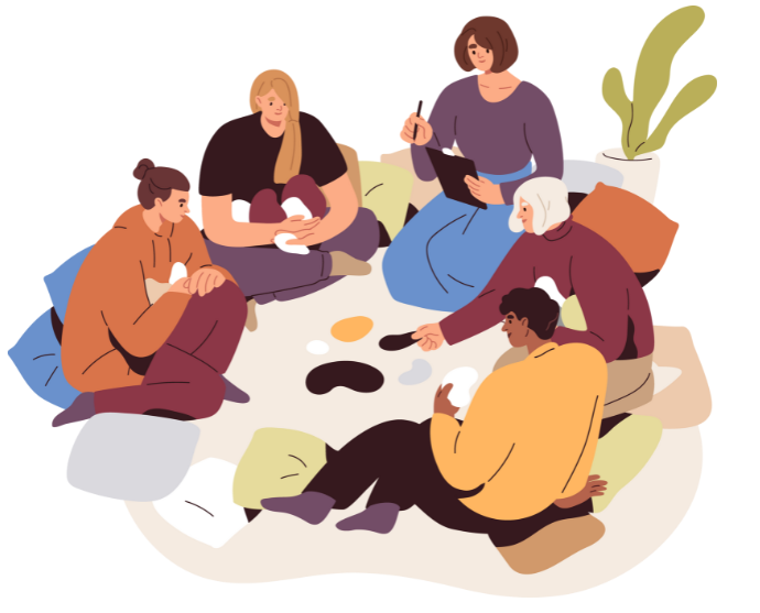 Community healing and support group